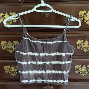 American Eagle Outfitters Brown Tie-Dye Camisole